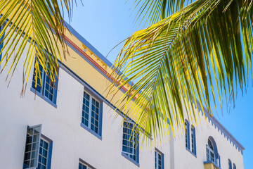 Fototapeta premium Beautiful Miami Beach Art Deco Cityscape