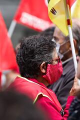manifestation gilets jaunes syndicat