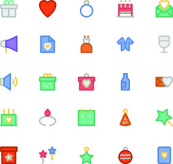 
Celebration and Party Vector Icons 1
