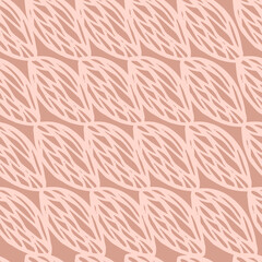Pink abstract seamless pattern flat vector illustration