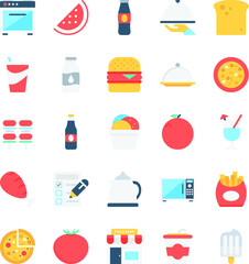 Food Pack In Flat Design