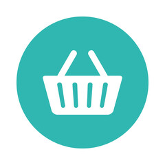 shopping basket icon vector design
