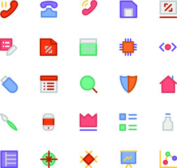 
Design & Development Vector Icons 6
