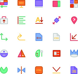 
Design & Development Vector Icons 11
