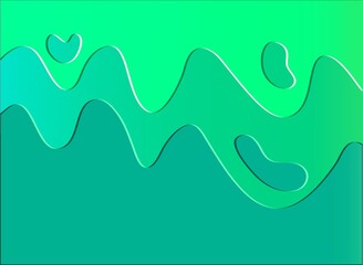 Abstract background with colorful waves