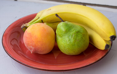 bananas and apples