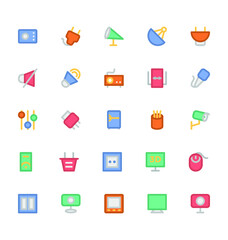 
Electronics Colored Vector Icons 10
