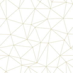 Obraz premium Geometric triangle print. Olive green seamless pattern on white background
