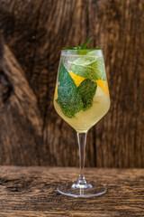 cocktail on the table