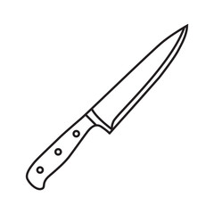 Kitchen knife icon vector illustration graphic design