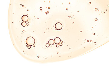 Cream gel transparent cosmetic sample texture background