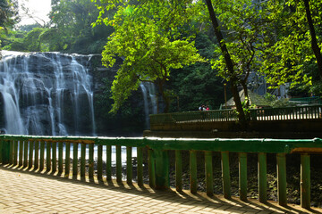 Fototapeta premium Hinulugang Taktak water falls view in Antipolo, Philippines