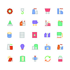 
Industrial Colored Vector Icons 1
