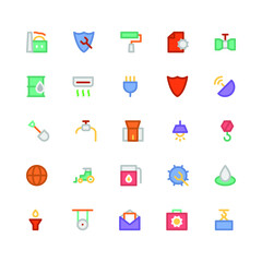 
Industrial Colored Vector Icons 4
