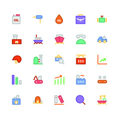 
Industrial Colored Vector Icons 3

