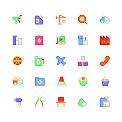 
Industrial Colored Vector Icons 5
