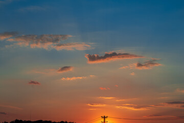 Obraz na płótnie Canvas Sonnenuntergang 