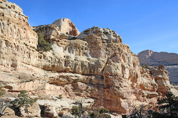 Capitol Reef National Park, Utah, in winter	