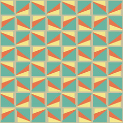 Simple abstract seamless pattern. Colorful accent for any surface.