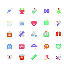 
Medical Colored Vector Icons 10
