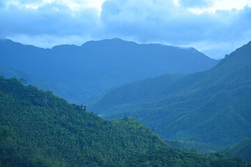 View from the top at Treasure Mountain in Tanay, Rizal, Philippines