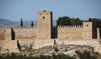Fototapeta na wymiar Alcazaba Castle of Antequera in province Malaga. Andalusia, Spain