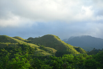View from the top at Treasure Mountain in Tanay, Rizal, Philippines
