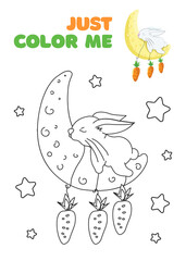 Cute fantasy coloring page with whale in the sea. Black and white cartoon vector illustration for coloring book, print or t-shirt design. Children, kids drawing template on white background