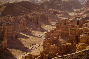 Charyn canyon in kazakhstan, Almaty, Central Asia
