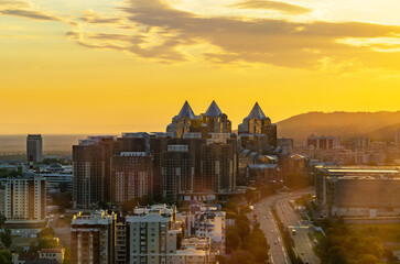 Almaty city view, Kazakhstan, Central Asia