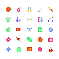 
Sports Colored Vector Icons 6
