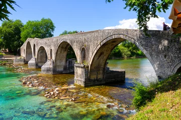Photo sur Plexiglas Pont du Gard Arta's bridge over Arachthos River, Greece
