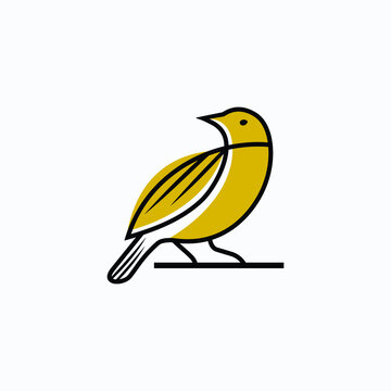 recommend clip art: Outline Oriole Bird Animal Beautiful Colored Fauna Element Collection Vector Design