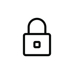 lock icon vector