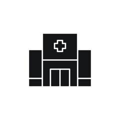 hospital icon vector sign symbol