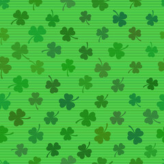 Clover leaf Seamless vector background