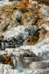 Water Flowing over Colorful Rocks
