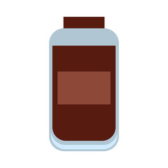 Isolated coffee jar vector design