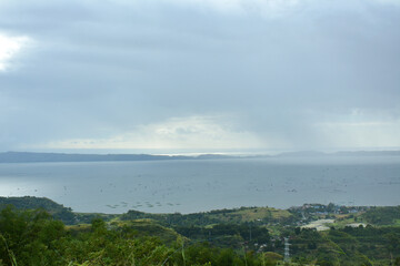 Obraz premium Pililla city overview in Pililla, Rizal, Philippines