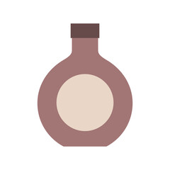 Isolated alcohol drink bottle vector design