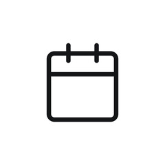 calendar icon vector sign