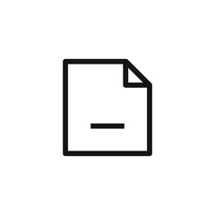 document icon vector sign 