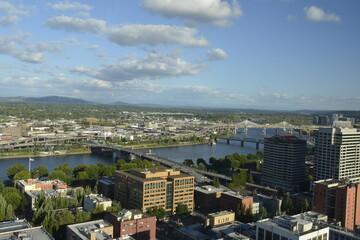 Skyline View of Portland, Oregon