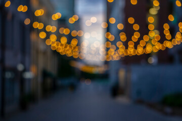 Blurred lights