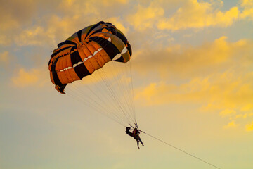 Parachute attraction on Langkawi island, Malaysia