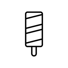 Ice cream, ice lolly icon. Simple line, outline vector elements of freeze sweet icons for ui and ux, website or mobile application