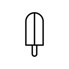 Ice cream, ice lolly icon. Simple line, outline vector elements of freeze sweet icons for ui and ux, website or mobile application