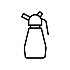 Ice cream, whipped cream icon. Simple line, outline vector elements of freeze sweet icons for ui and ux, website or mobile application