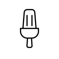 Ice cream, ice lolly icon. Simple line, outline vector elements of freeze sweet icons for ui and ux, website or mobile application