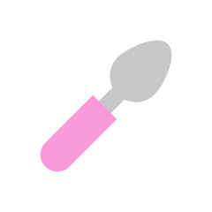 Ice cream, spoon icon. Simple color vector elements of freeze sweet icons for ui and ux, website or mobile application